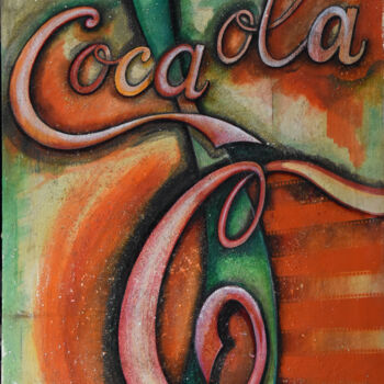 Painting titled "Ola Coca" by Giorgio Patuelli, Original Artwork, Oil