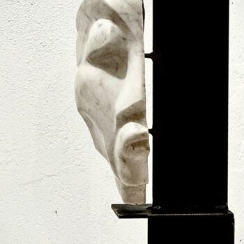 Sculpture titled "HALF" by Giorgio Romegialli (GA), Original Artwork, Stone