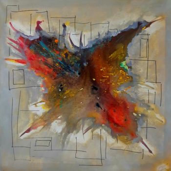 Malerei mit dem Titel "papillon" von Giorgio Storchi, Original-Kunstwerk, Acryl