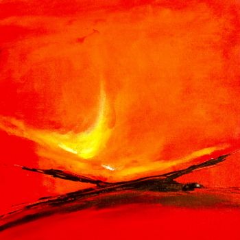 Painting titled "encens / incenso" by Giorgio Storchi, Original Artwork, Acrylic