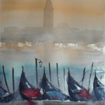 Painting titled "Venice 35" by Giorgio Gosti, Original Artwork, Watercolor