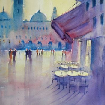 Malerei mit dem Titel "Venice 48" von Giorgio Gosti, Original-Kunstwerk, Aquarell