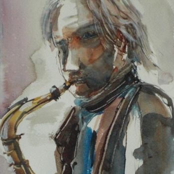 绘画 标题为“jazz” 由Giorgio Gosti, 原创艺术品, 水彩