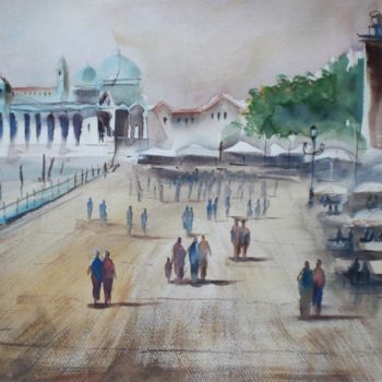 Painting titled "Venice 8" by Giorgio Gosti, Original Artwork, Watercolor