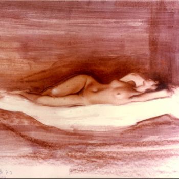 Painting titled "Nudo" by Giorgio Salmoiraghi, Original Artwork