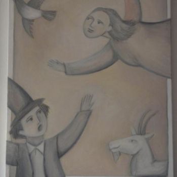 Картина под названием "che poesia" - Gioriso, Подлинное произведение искусства, Масло