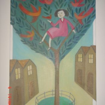Painting titled "il rifugio" by Gioriso, Original Artwork