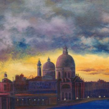 绘画 标题为“Venezia - Chiesa de…” 由Giovanni Boggio, 原创艺术品