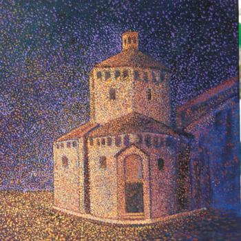 제목이 "Battistero di Biella"인 미술작품 Giovanni Boggio로, 원작, 기름