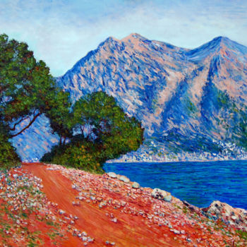 Pittura intitolato "Omaggio a Monet - M…" da Giovanni Boggio, Opera d'arte originale