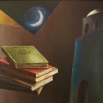 Pittura intitolato "La verità silente" da Giovanni Greco, Opera d'arte originale, Olio