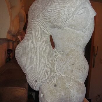 Скульптура под названием "le droit" - Giovanni Giambra, Подлинное произведение искусства