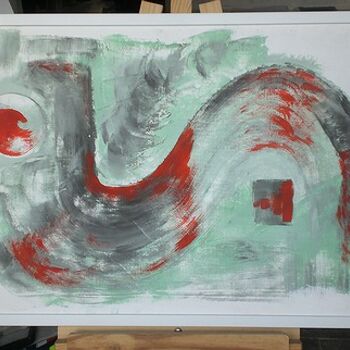 Painting titled "l'ouragan" by Giovanni Giambra, Original Artwork