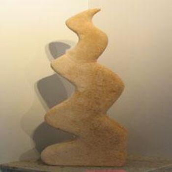 Escultura intitulada "Flamme d'une femme" por Giovanni Giambra, Obras de arte originais, Pedra