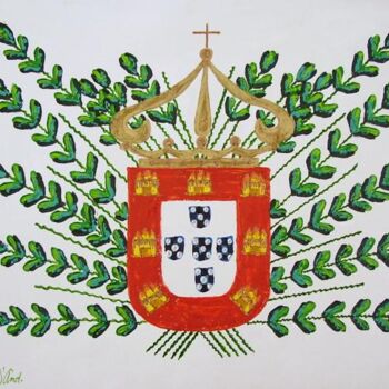 Painting titled "Bandeira do Domínio…" by Giov. D' And., Original Artwork