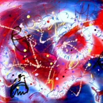Pintura intitulada "Eletricidade Espaci…" por Giov. D' And., Obras de arte originais