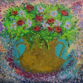 Painting titled "Poesia Floral" by Giov. D' And., Original Artwork