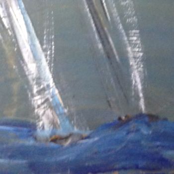 Painting titled "J Boats 2 Detail" by Gipgm2 Gibson, Original Artwork