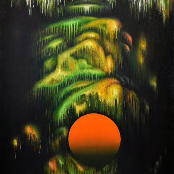 Painting titled ""SPRING SEASON"" by G.Gupta, Original Artwork, Oil