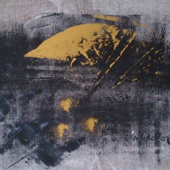 제목이 "Nuité"인 미술작품 Gisèle Dalla Longa로, 원작, 아크릴 목재 패널에 장착됨