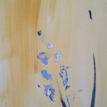 Картина под названием "Des silences..." - Gisèle Dalla Longa, Подлинное произведение искусства, Акрил Установлен на Деревянн…