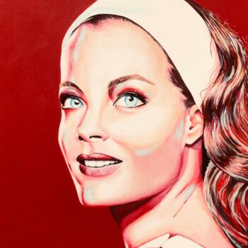 Painting titled "Romy" by Gisele Marie, Original Artwork, Acrylic