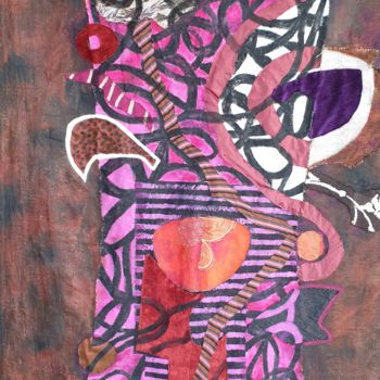 Malarstwo zatytułowany „Red velvet” autorstwa Gisella Penna, Oryginalna praca, Akryl
