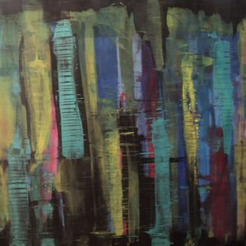 Painting titled "Abstract 2" by Gitika Singh, Original Artwork, Acrylic
