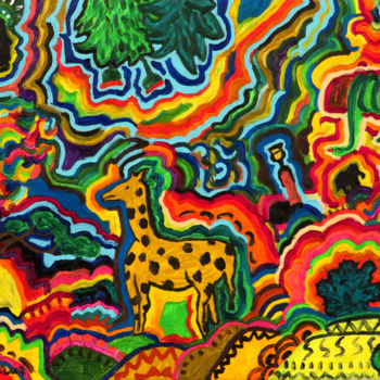 Painting titled "Africa.jpg" by Giulia Chiaranz, Original Artwork, Tempera