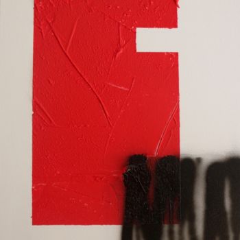 "Red gommace" başlıklı Tablo Julia Jergh tarafından, Orijinal sanat, Akrilik
