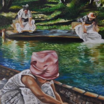 Painting titled "Ricordo nel tempo" by Giuliana Candeliere, Original Artwork, Oil