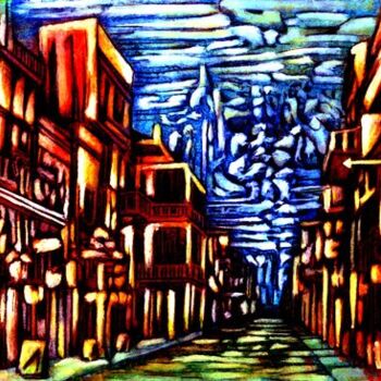 Painting titled "New Orleans" by Giuliano Cavallo, Original Artwork