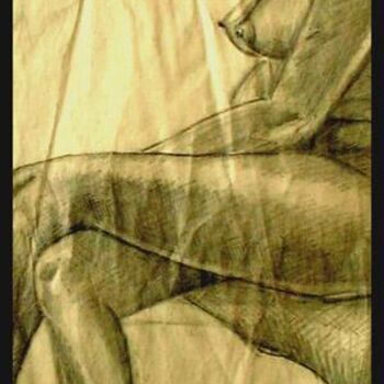 Pittura intitolato "nude study" da Giuliano Cavallo, Opera d'arte originale, Olio