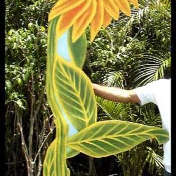 Painting titled "SunFlower" by Giuliano Cavallo, Original Artwork, Other