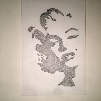 Painting titled "Marylin Monroe" by Giuliano Onnishenko, Original Artwork, Embossing