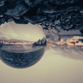 Photographie intitulée "sfera d'acqua" par Giulio Bardelli, Œuvre d'art originale, Photographie numérique