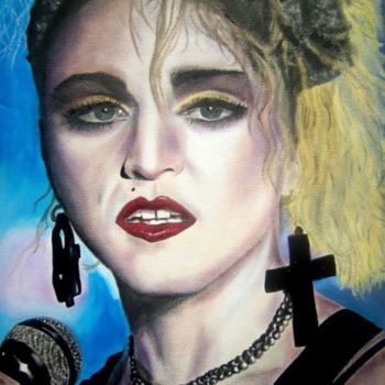 Pittura intitolato "Madonna Crazy For y…" da Cristina Giuliani, Opera d'arte originale, Olio