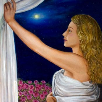 Картина под названием "Notte blu" - Giuseppa Matraxia, Подлинное произведение искусства, Другой