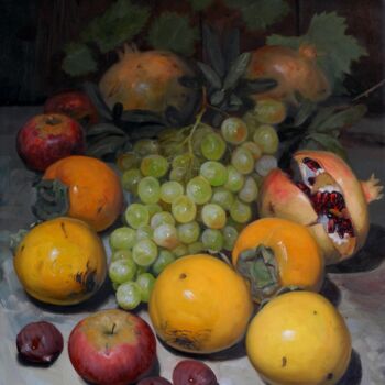 Pintura titulada "natura morta" por Giuseppe Cacciapuoti, Obra de arte original, Oleo