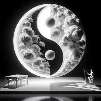 Цифровое искусство под названием "Lo yin e lo yang si…" - Giuseppe Cristadoro, Подлинное произведение искусства, Изображение…