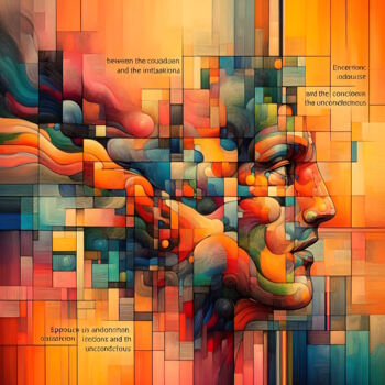 Arts numériques intitulée "Collage #02" par Giuseppe Cristadoro, Œuvre d'art originale, Image générée par l'IA