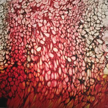 Peinture intitulée "Red passion" par Giuseppe Di Maria, Œuvre d'art originale, Acrylique