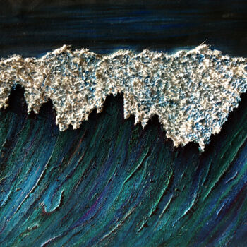 Painting titled "Ocean's Shapes" by Giuseppe Dorazio (gd), Original Artwork, Oil