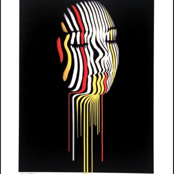 Digital Arts titled "My Mask - #artistsu…" by Giuseppe Fortunato, Original Artwork, Digital Painting