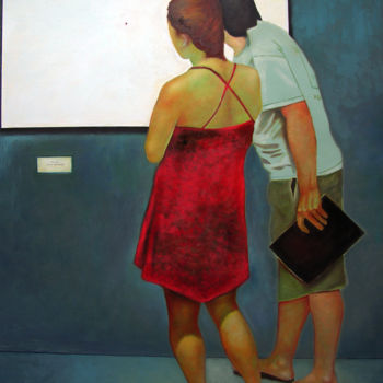 Malerei mit dem Titel "Arte concettuale" von Giuseppe Jobin Tanzi, Original-Kunstwerk, Öl