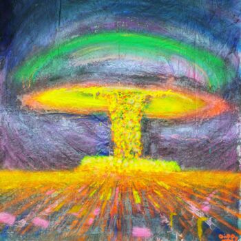 Peinture intitulée "ATOMIKA inFusion" par Giuseppe Valia, Œuvre d'art originale, Bombe aérosol
