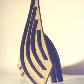 Sculpture titled "Enigma freudiano" by Giuseppe Bagattoni ( Pino Bigi ), Original Artwork, Mixed Media