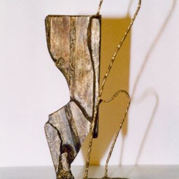 Sculpture titled "Cercatori d'oro (2)" by Giuseppe Bagattoni ( Pino Bigi ), Original Artwork