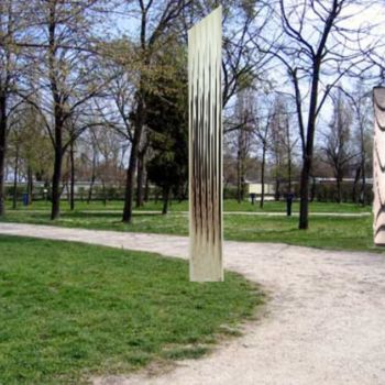 Rzeźba zatytułowany „Totem (3 e 4)” autorstwa Giuseppe Bagattoni ( Pino Bigi ), Oryginalna praca