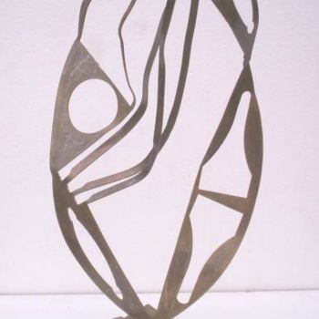 Sculpture titled "La musicalità della…" by Giuseppe Bagattoni ( Pino Bigi ), Original Artwork, Metals